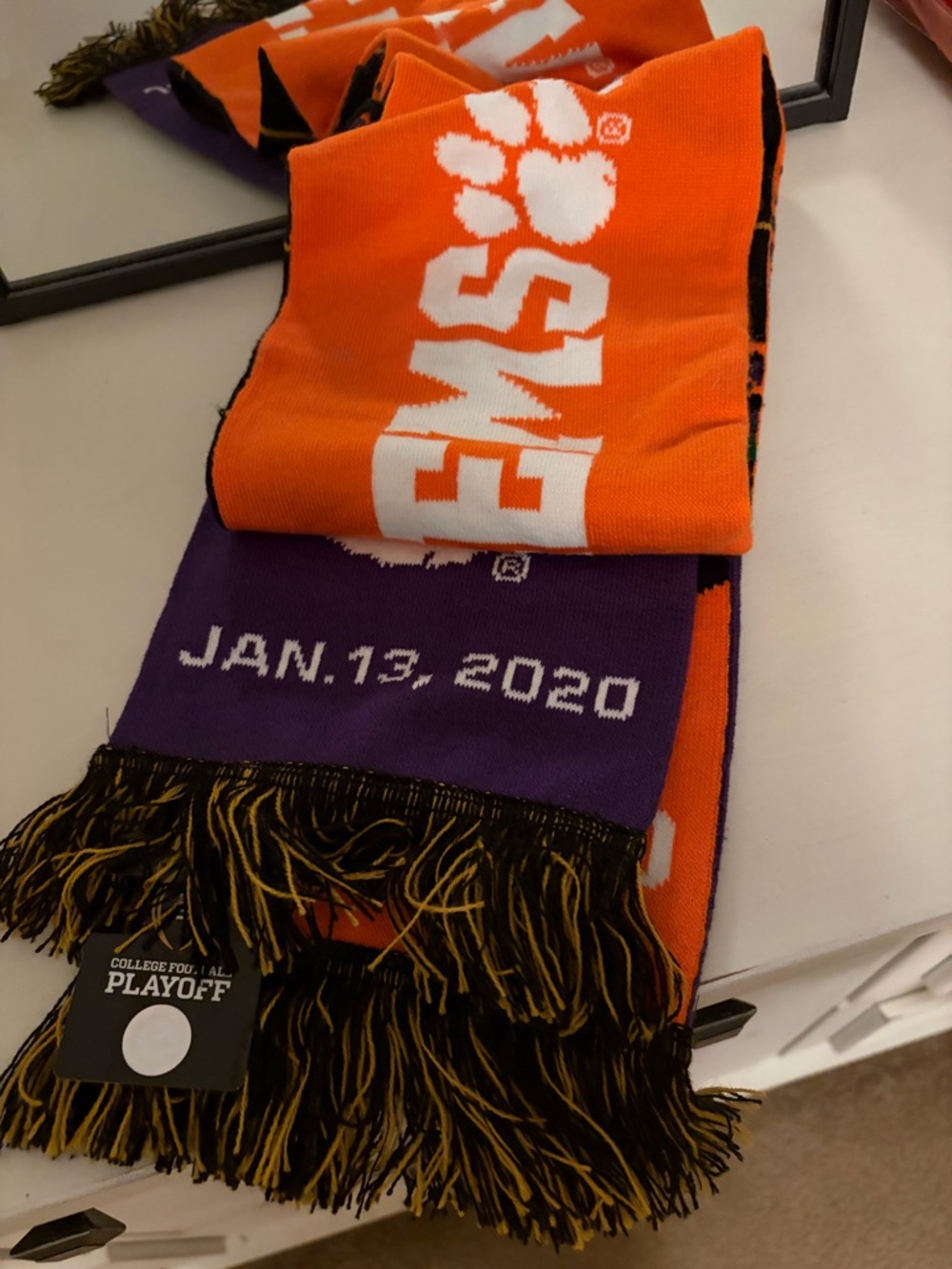 Sports Scarf Clemson Tigers 2020 CFP Championship Scarf